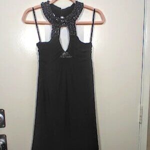 B Darlin✨ Black Cocktail Beaded Dress Size: 5/6